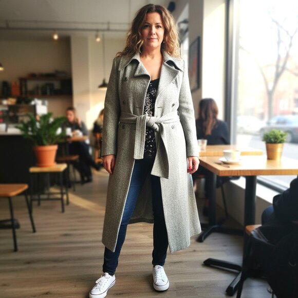 1960's 100 % wool tweed coat made in Ireland - Picture 3 of 11